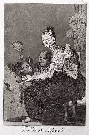 希兰·德尔加多（他们旋转得很好）（1799） by Francisco de Goya