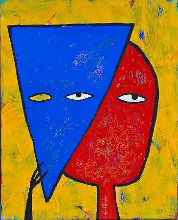 蓝色面具（1999） by Albrecht Genin