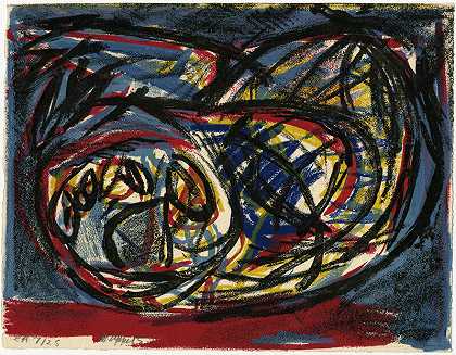 夜恐惧（1958） by Karel Appel