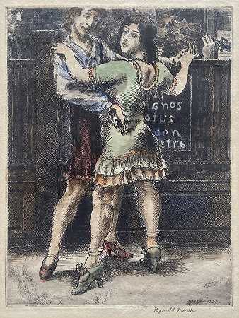 杂烩杂烩舞者#1（1929） by Reginald Marsh