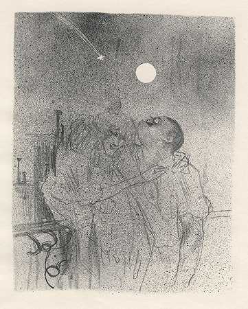 流星（1895） by Henri de Toulouse-Lautrec