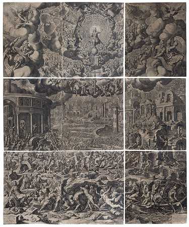 最后的判决。继J.表弟之后（约1600-1615年） by PIETER DE JODE I