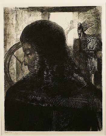 老骑士（1896） by Odilon Redon