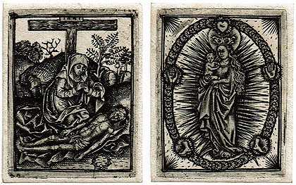 基督的哀歌——荣耀中新月上的处女（1500年前） by Anonymous