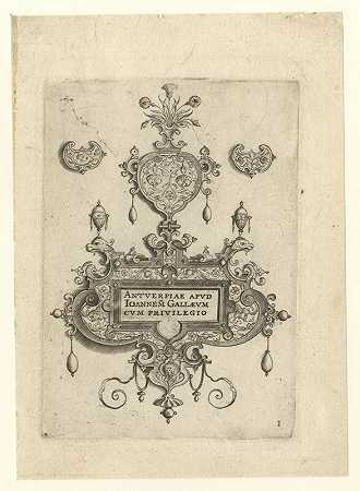 20个盘子：珠宝设计（1604） by Hans (Jan Baptist I) Collaert