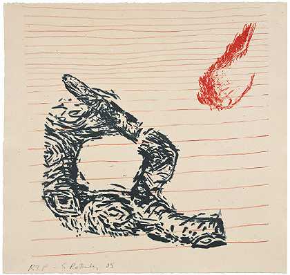 带脚蛇（2008） by Susan Rothenberg