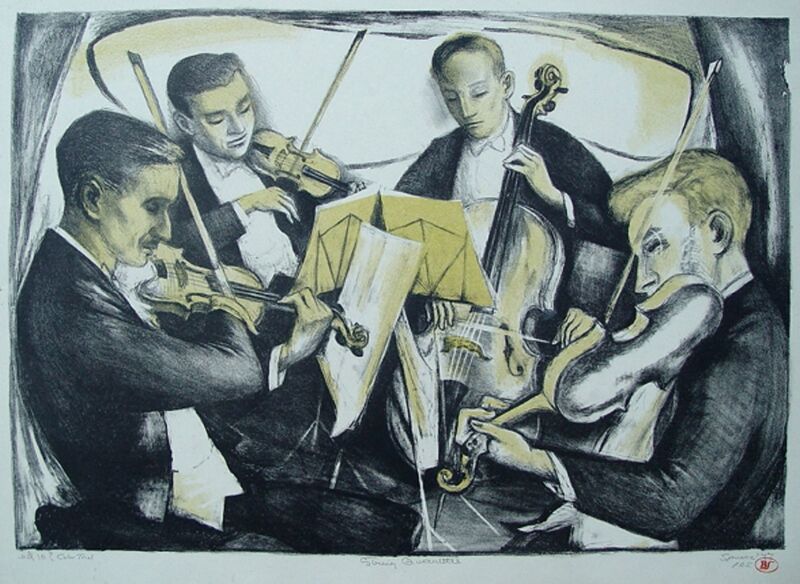 弦乐四重奏（1947） by Benton Spruance