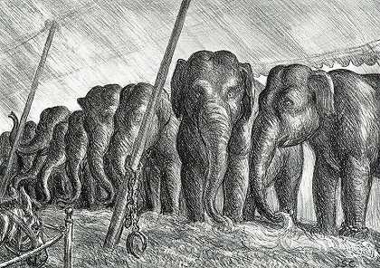 大象（1936） by John Steuart Curry