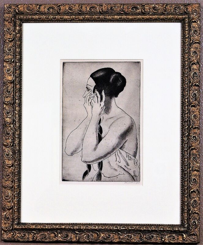 《百合花镀金》（1926） by Laura Knight