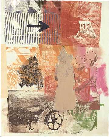 无标题（箭头）（1984） by Robert Rauschenberg