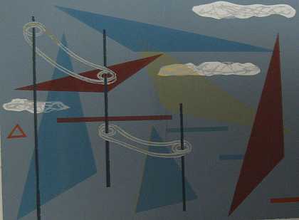 \\“太空飞机”（约1940年） by Morris Blackburn