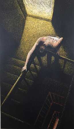 《楼梯上的女人》（1984） by Jane Dickson