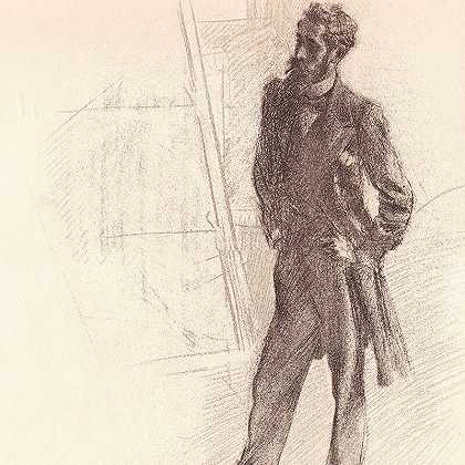 \\《保罗·赫勒站像》（普兰迪47\\（约1905年） by Giovanni Boldini