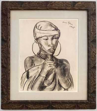 《女性肖像》（1935） by Irma Stern