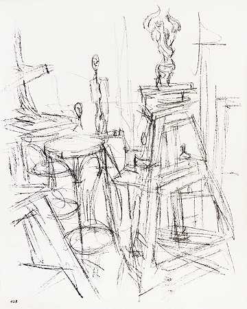 巴黎无鳍酒店（1969） by Alberto Giacometti