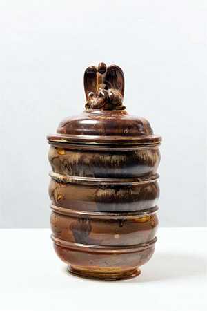 带盖装饰花瓶（约1930年） by Gio Ponti, Richard-Ginori San Cristoforo