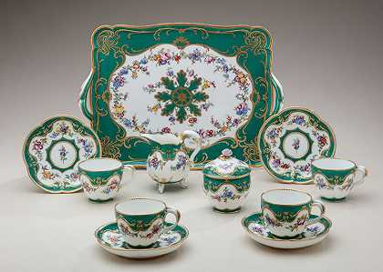 茶点（宫廷午餐）（1759） by Sèvres Porcelain Manufactory