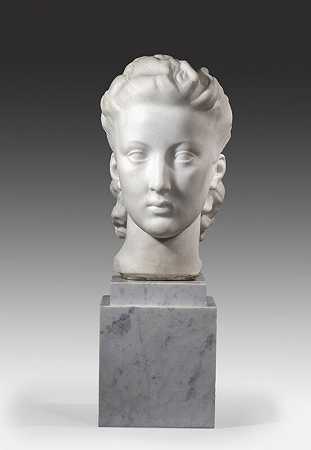 苏珊娜·范德维尔半身像（约1946年） by Paul Belmondo