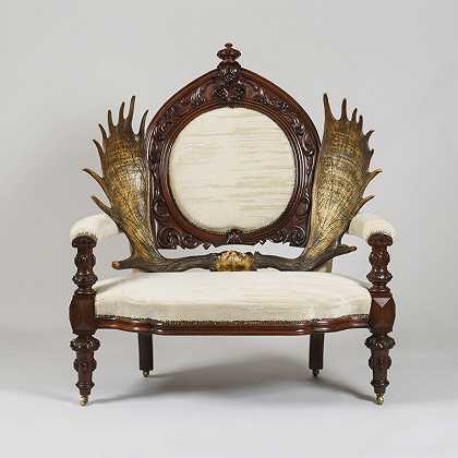 苏格兰莱尔德扶手椅（约1850年） by Unknown