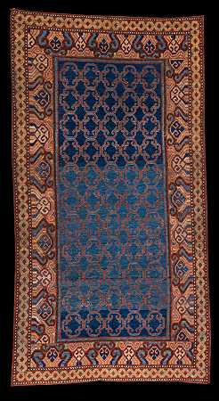 罕见的和田画廊地毯（19世纪晚期） by Unknown