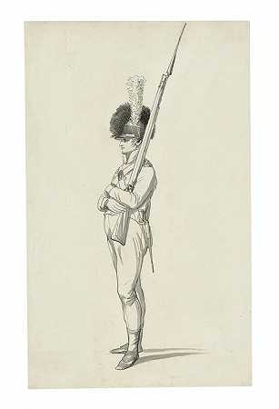 志愿步兵（1798） by Thomas Rowlandson