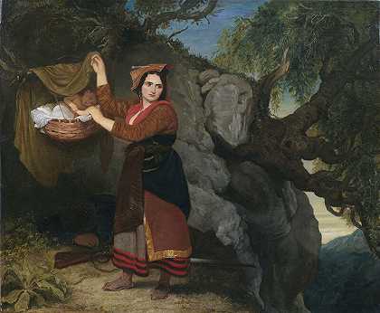土匪家族（1825年） by Joseph Severn