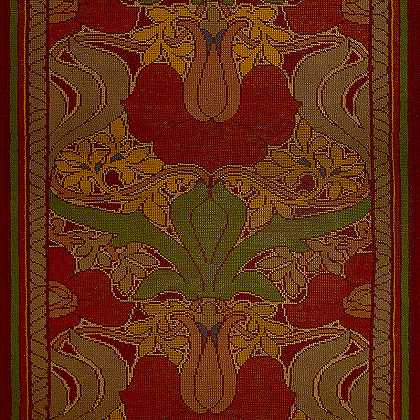 “多尼玛”地毯（爱尔兰（多尼格尔），1901年，2008年） by C.F.A. Voysey