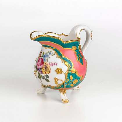 软浆塞弗尔瓷牛奶罐（约1760年） by Sèvres Porcelain Manufactory