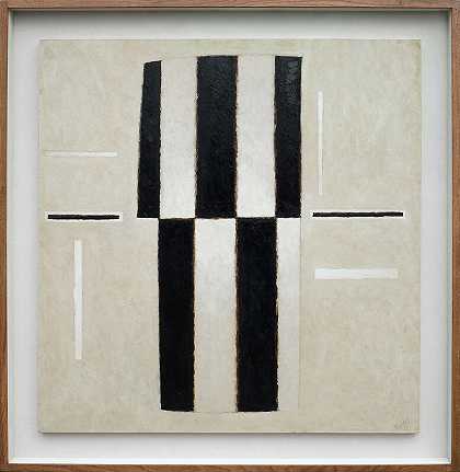 黑白和灰色表格，1965年（1965年） by Alan Reynolds