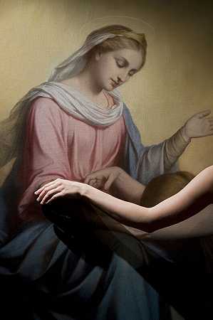 奥古斯特·莱格拉斯（Auguste Legras）的《圣母颂》（19世纪油画）。浪漫生活博物馆（法国巴黎）/巴黎博物馆（2012） by Julien Spiewak