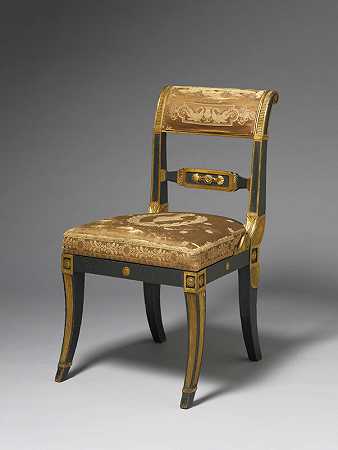 侧椅（英语约1805年） by Maker unknown