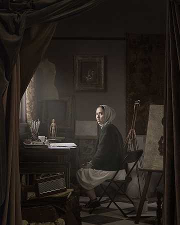 艺术家坐（2020） by Maisie Broadhead