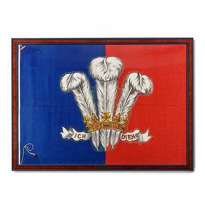 英国皇家游艇不列颠尼亚号上的温莎公爵赛旗（约1930年） by The Duke of Windsor’s racing flag from Royal Yacht Britannia