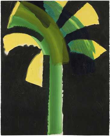 夜棕榈（1990-1991） by Howard Hodgkin