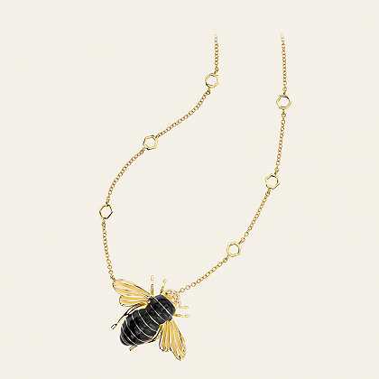 Sabbadini Bee Laquer&金项链（21世纪） by Sabbadini