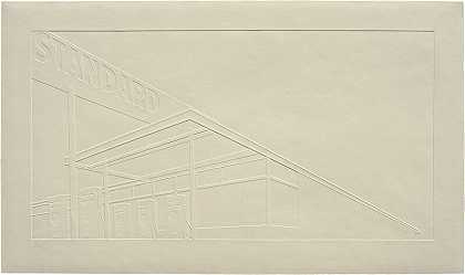 Ghost Station（2011） by Ed Ruscha