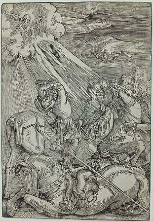 圣保罗的皈依（1515-1516） by Hans Baldung Grien