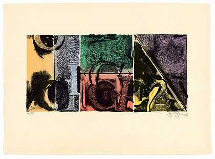 Voice 2（1982） by Jasper Johns