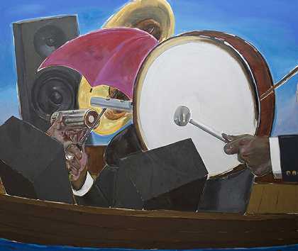 无标题：音乐、节奏、计时、时间旅行者（2020） by Enrico Riley