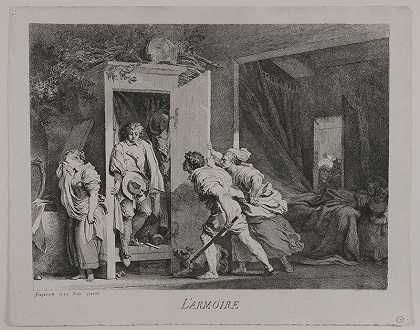 衣橱（橱柜）（1778） by Jean-Honoré Fragonard
