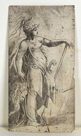 贝洛娜（恩约）。(1546-1552) by Andrea Schiavone