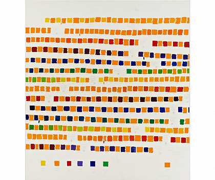 1-392由橙色镉（1980）交互的色圈的所有颜色 by Osvaldo Romberg