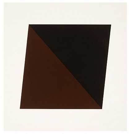 黑色/棕色（1970-1972） by Ellsworth Kelly