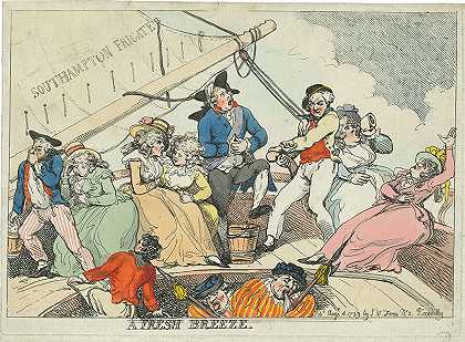 清新的微风（1789） by Thomas Rowlandson