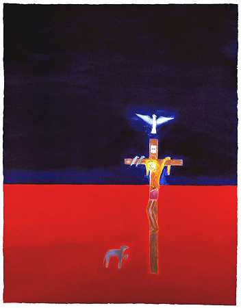 耶稣受难2001（2001） by Craigie Aitchison