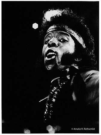 1969年7月5日（1969年）纽波特的斯莱石（Sly Stone） by Amalie R. Rothschild