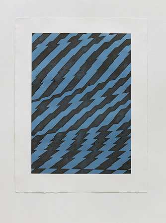 Blackfriars Blue（2012） by Richard Deacon
