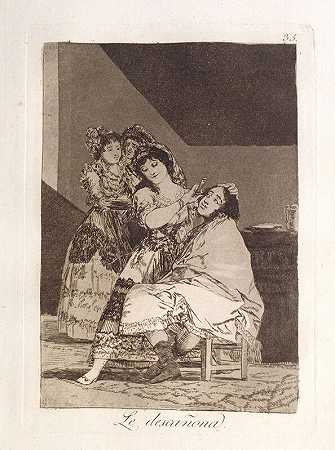 La Descañona by Francisco de Goya