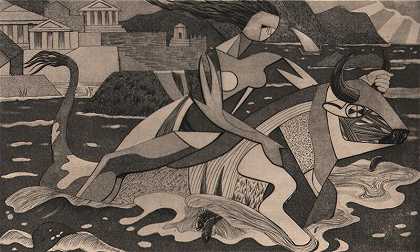 无标题（欧罗巴与公牛）（1936） by Roderick Fletcher Mead
