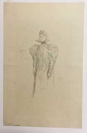 美第奇衣领（1897） by James Abbott McNeill Whistler